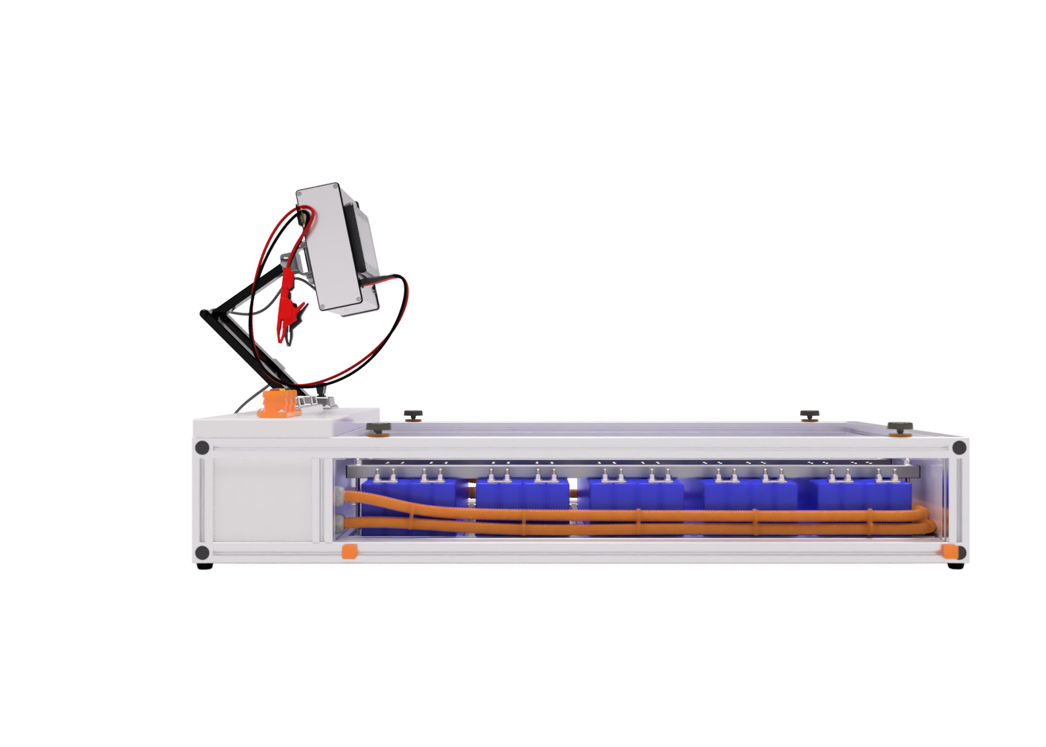 Side view of MBS-01C HV Battery Simulator